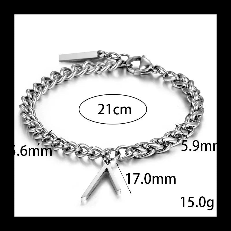 Minimal Bar Bracelet — Stainless Steel