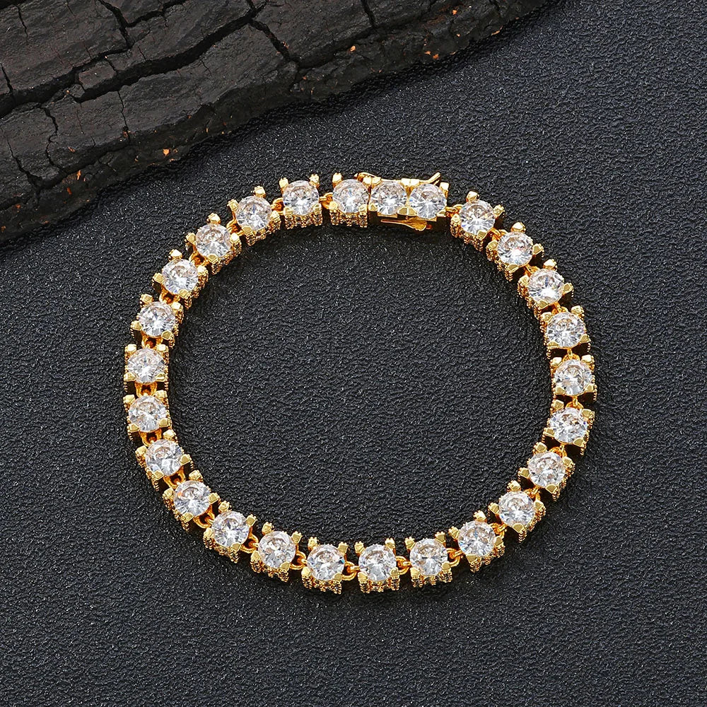 Tennis Bracelet Stainless Steel 6MM Iced Out