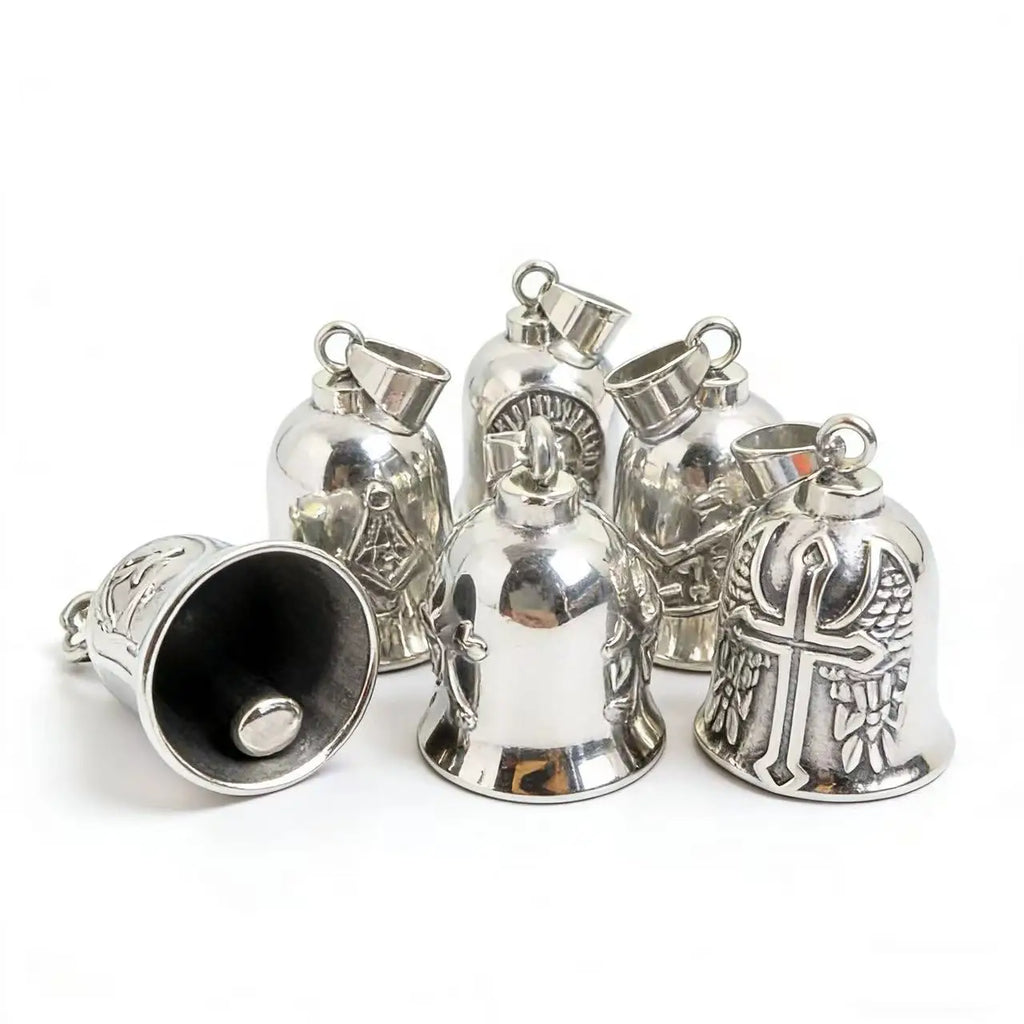 Moto Bell Steel Pendant Punk 316L Guardian