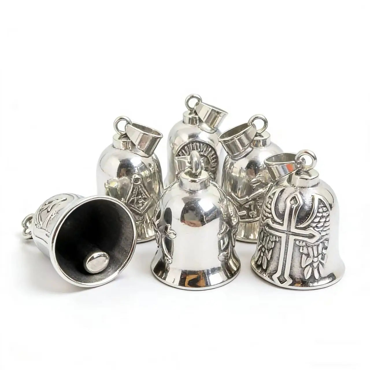 Moto Bell Steel Pendant Punk 316L Guardian