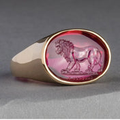 New Creative Lion-Shaped Ring for Men and Women — Zinc Alloy