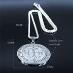 Gabriel Archangel Amulet Necklace — Stainless