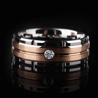2025 Classic Stainless Steel Men‘s Rings Two-color electroplating Fashion Simple Ring Jewelry Accessories Dropshipping size 6-13