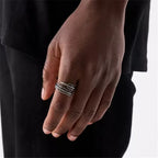 Feather Ring Adjustable for Men & Women — Stainless Steel