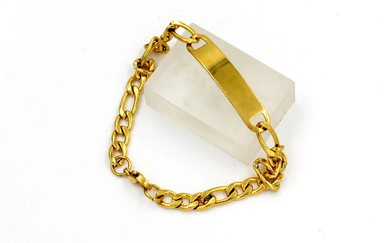 Chunky Cuban Chain Bracelet — Stainless Steel