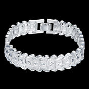 Minimal Chain Bracelet — Silver-Tone Metal, 12MM Width