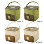 Portable Ice Maker with Handle & Storage Drawer Countertop Ice Cube Maker Compact Ice Maker Machine for Household &