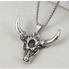 Skull Cross Pendant Necklace