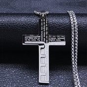 Cross Steel Pendant Splice Bible Religion