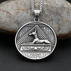 Anubis Steel Pendant Vintage Ancient Egyptian
