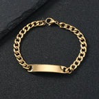 Steel Bracelet 7MM Hand Punk Street Style