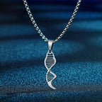 DNA Strand Pendant Necklace