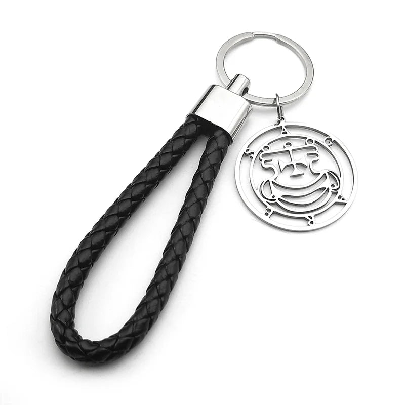Baphomet Steel Pendant Sigeal Sigil Lucifer Key