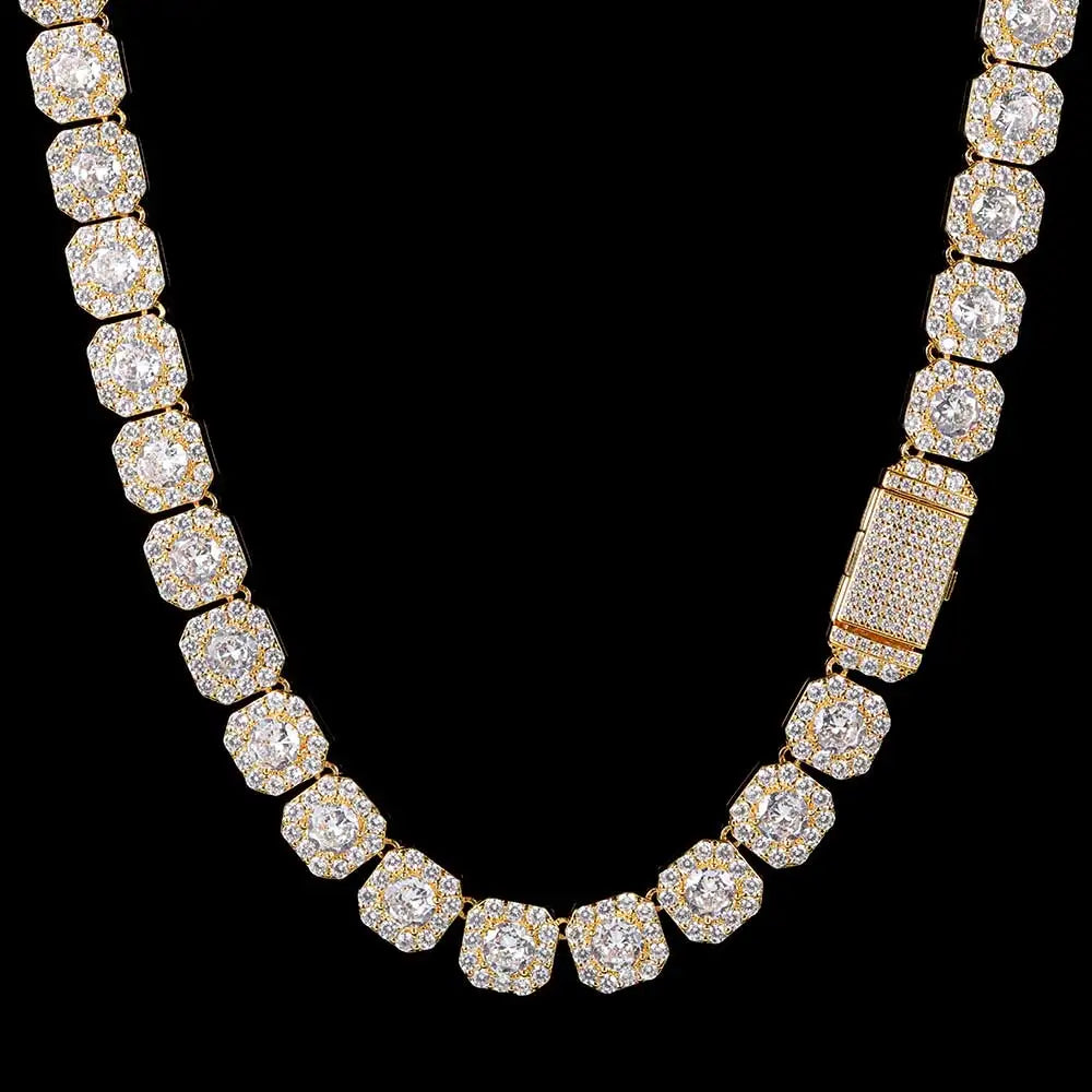 Tennis Chain Necklace Stainless Steel 10/12MM
