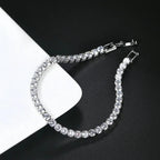 New Tennis Bracelet Iced Out Chain Bracelets For Women Men Silver Color Men Bracelet Chain Homme Jewelry