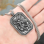 Archangel Protection Pendant — Stainless