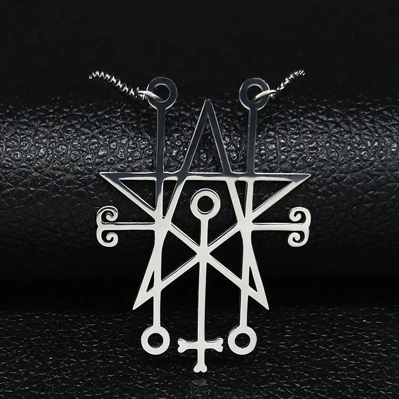 Astaroth Sigil Pendant — Stainless Steel