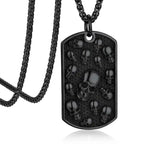 Skull Pendant Necklace — Stainless Steel Gothic