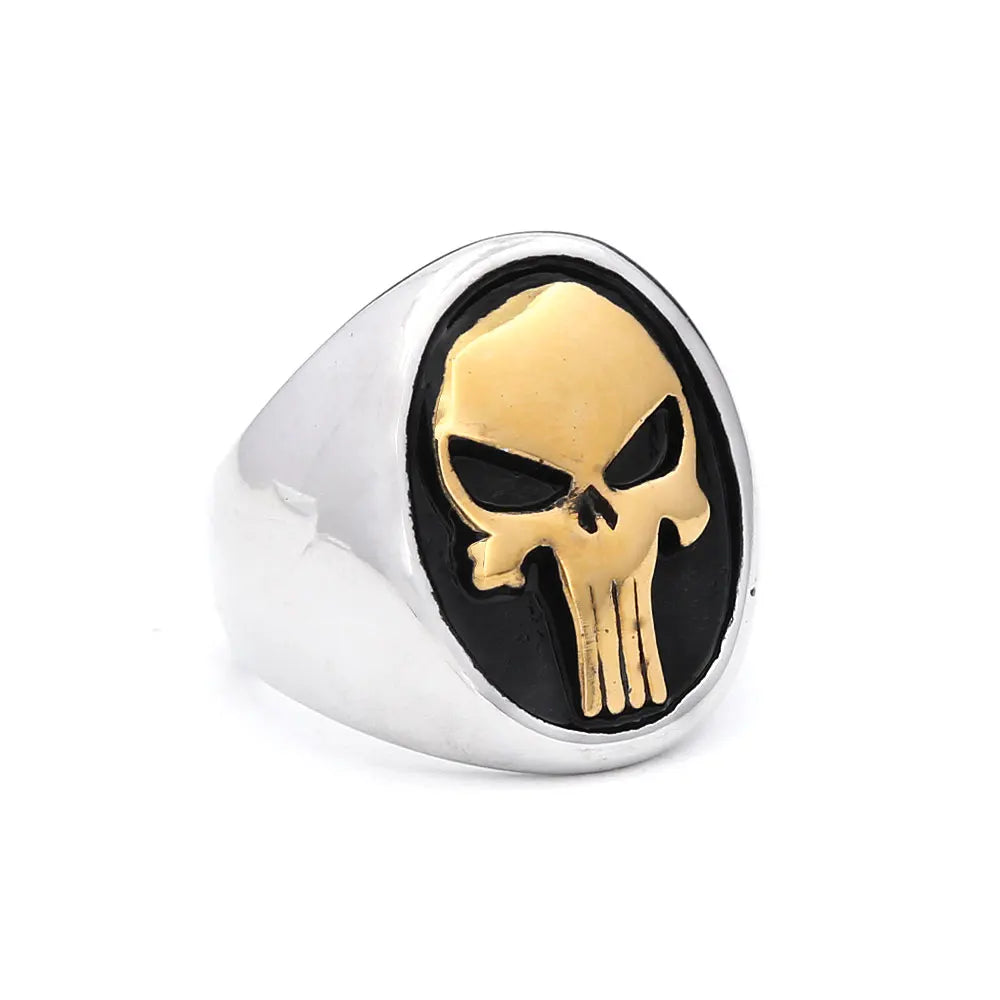 Gothic Skull Ring — Stainless Steel