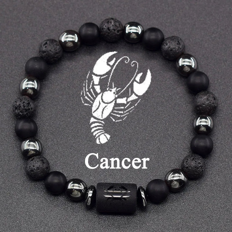 12 Zodiac Signs Bracelet Homme 12 Constellation Jewelry for Women Scorpio Gemini Sagittarius Bracelet Friendship Gift Whoelsales