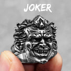 Various Skull Rings 316L Stainless Steel Men Skulls Ring Simple Skeleton Punk Rock Party for Rider Male Friend Jewelry Best Gift