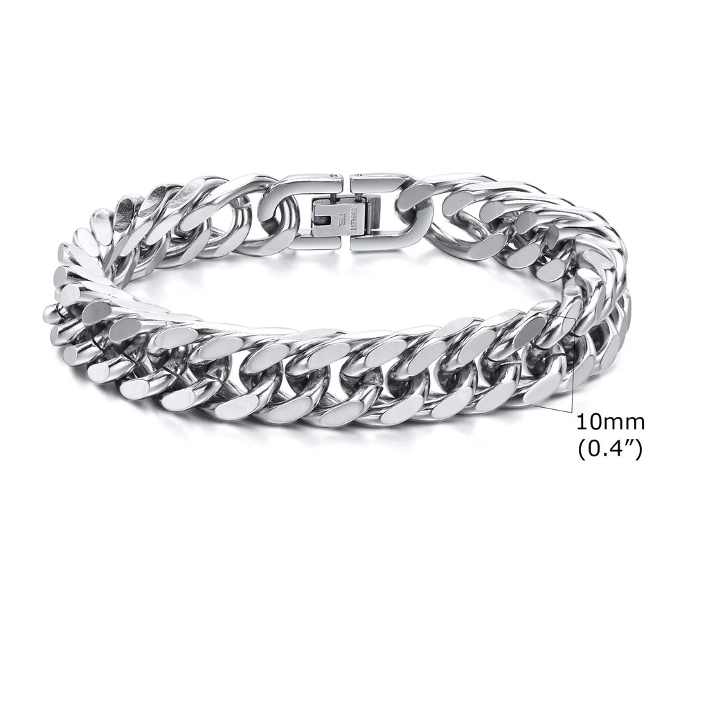 Miami Cuban Link Bracelet — Stainless Steel