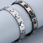 Never Scratched Tungsten Steel Men's Bracelets High Polished 10MM Width Link Chain Bracelet for Men Man Male Jewelry