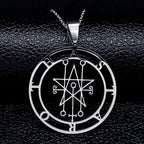 Astaroth Sigil Pendant Necklace — Stainless Steel