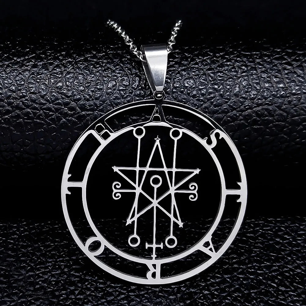 Astaroth Sigil Pendant Necklace — Stainless Steel