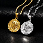 Jesus Portrait Pendant Necklace 316L Stainless Steel Christian Medal Necklaces For Men Women Jewelry Gift Dropshipping