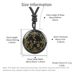 Archangel Black Pendant Necklace
