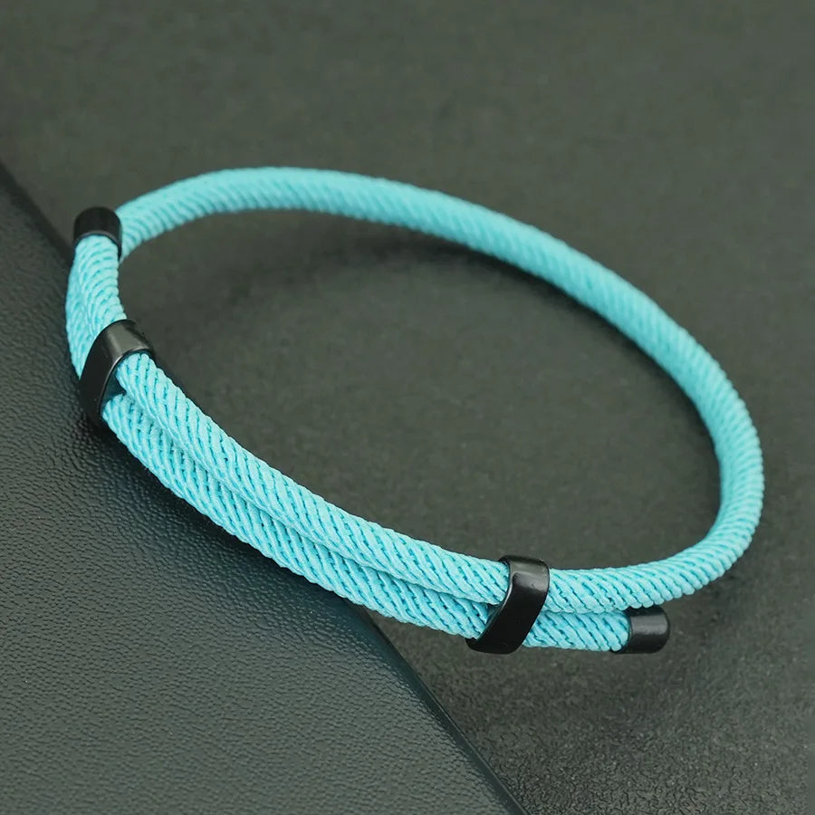 Sliding Rope Cord Bracelet — Minimalist Adjustable