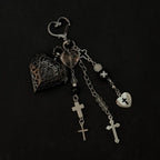 Original Hollow Heart Pocket Watch Chain keychain Design Steampunk Clock Vintage Necklace Pendant Jewelry Watch Men