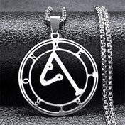 Sigil of Metatron Angel Seal Pendant Necklace — Stainless Steel