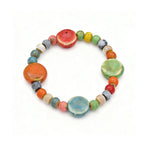 Rope Ceramic Bead Bracelet — Stainless Steel