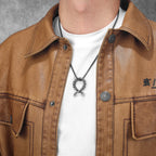 Troll Cross Ancient Amulets Men Necklaces Stainless Steel Pendant Chain Women Punk Fashion Jewelry Accessories Gifts