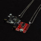 Y2K Cyberpunk Necklace PCB Electric Board Pendant Necklace for E-girl Women Hip Hop Stainless Steel Ins Necklace