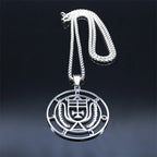 Demon Silver Pendant Seal Crocell Women/men Satan