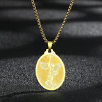 Lion of Judah Coin Pendant Necklace