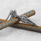 Viking Sword Spear Stainless Steel Pendant Necklace Men's Scandinavian Pirate Amulet Necklace Fashion Jewelry Gift