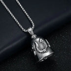 Angel Wings Moto Bell Steel Pendant Motorcycle