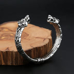 Viking Tiger Head Bracelet — Stainless