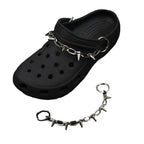 2026 Hot New Designer Shoe Charms Chain Fashion Gift Punk Pendant Metal Buckle Hip Hop Shoe Decoration Accessories For