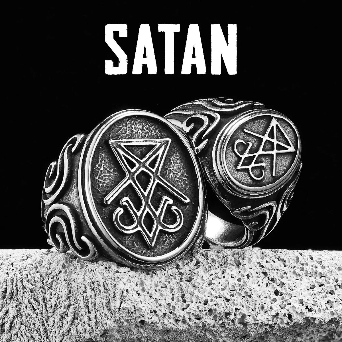 Lucifer Ring — Stainless Steel