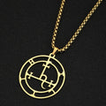 Sigil of Lilith Demon Seal Pendant — Stainless Steel
