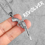 Gun Series AK47 M16 Sniper Rifle Stainless Steel Jewelry Men Necklaces with Pendant For Male Women Punk Hip Hop Gifts Wholesale