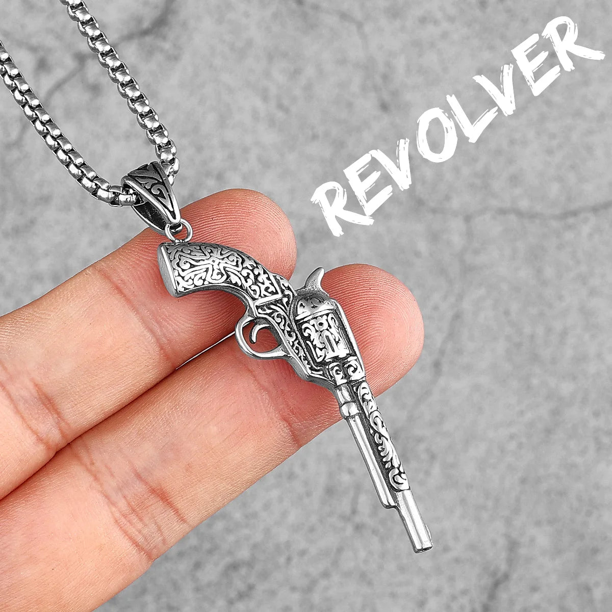 Gun Series AK47 M16 Sniper Rifle Stainless Steel Jewelry Men Necklaces with Pendant For Male Women Punk Hip Hop Gifts Wholesale
