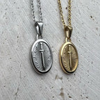 Sword Gold Pendant Necklace