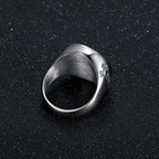 Knights Templar Crusader Shield Cross Ring — Stainless Steel