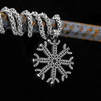Nordic Totem Amulet Rune Necklace Retro Geometric Pattern Stainless Steel Jewelry Viking Punk Pendant Men's Fashion